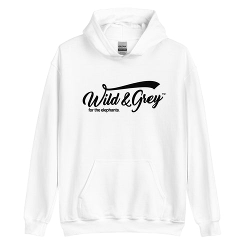 Retro Elephant Logo - Over Head Mens Hoodie